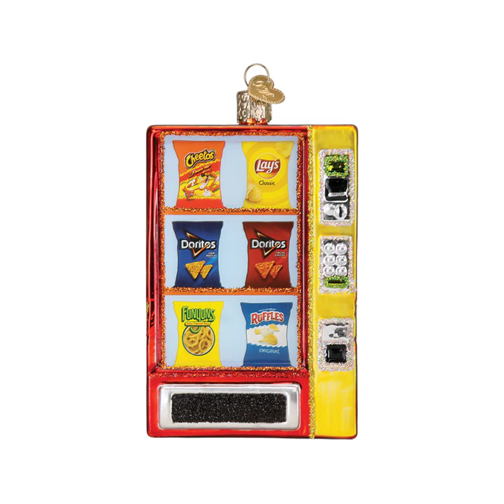 Frito Lay Vending Machine Ornament Old World Christmas Holiday - Ornaments