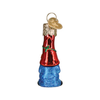 Garden Gnome Mini Ornament Old World Christmas Holiday - Ornaments