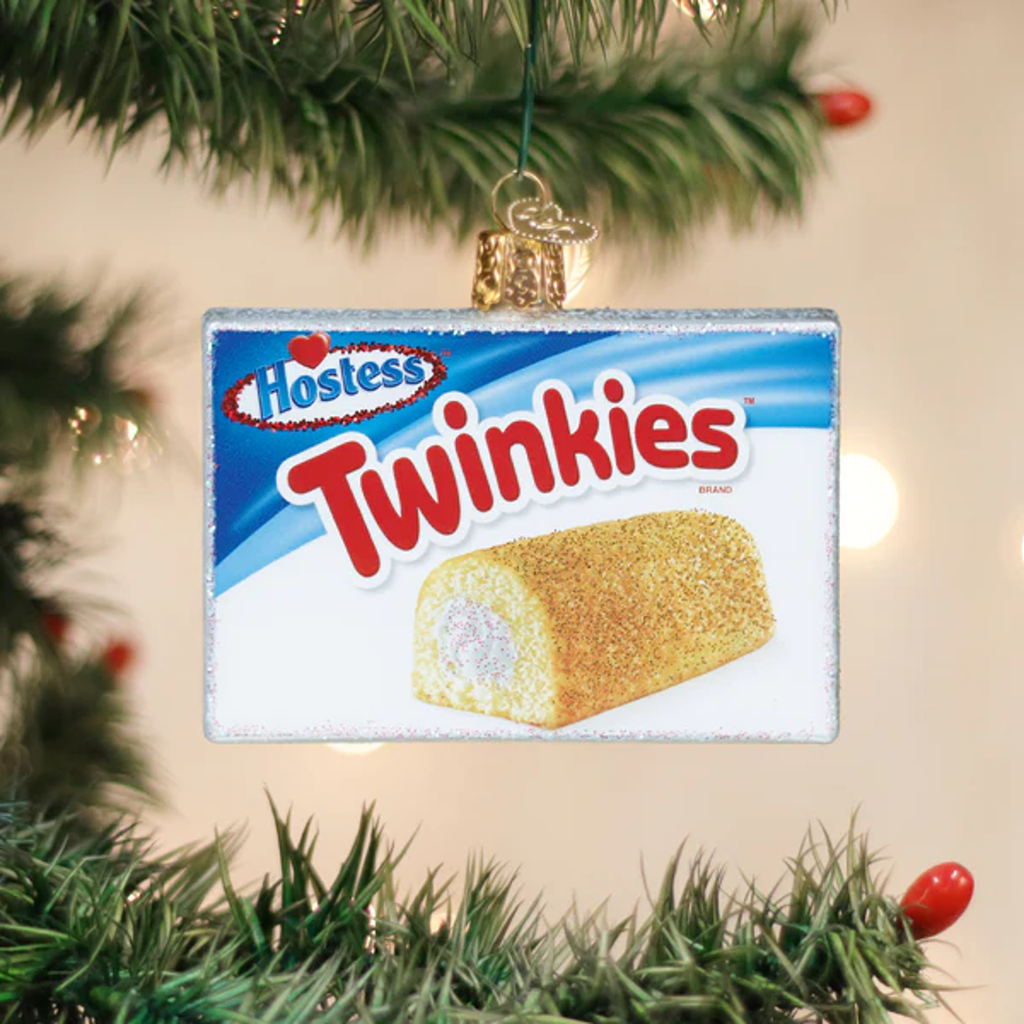 Hostess Twinkies Box Ornament Old World Christmas Holiday - Ornaments