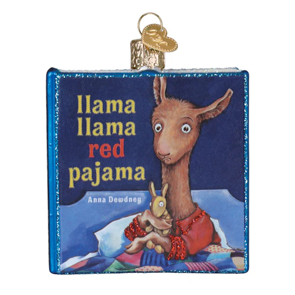 Llama Llama Red Pajama Book Ornament Old World Christmas Holiday - Ornaments