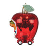 Lowly Worm's Applecar Ornament Old World Christmas Holiday - Ornaments
