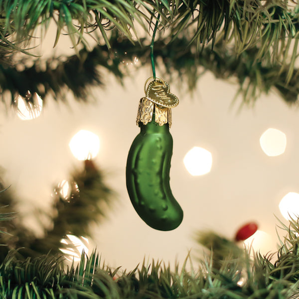 Mini Pickle Ornament Old World Christmas Holiday - Ornaments