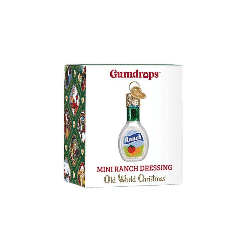 old world christmas ranch dressing ornament Old World Christmas Glass Ornament -Ranch Dressing