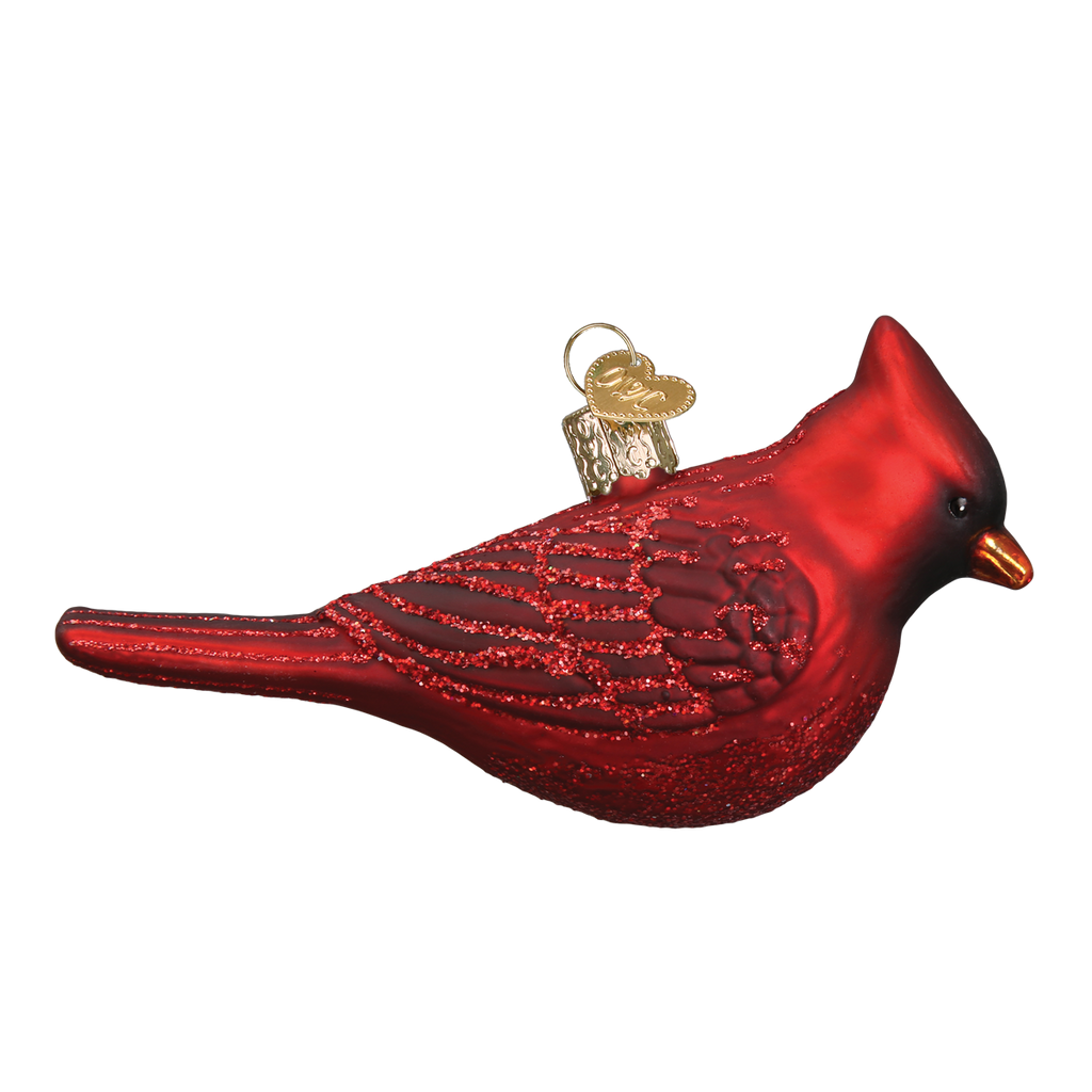 Northern Cardinal Ornament Old World Christmas Holiday - Ornaments