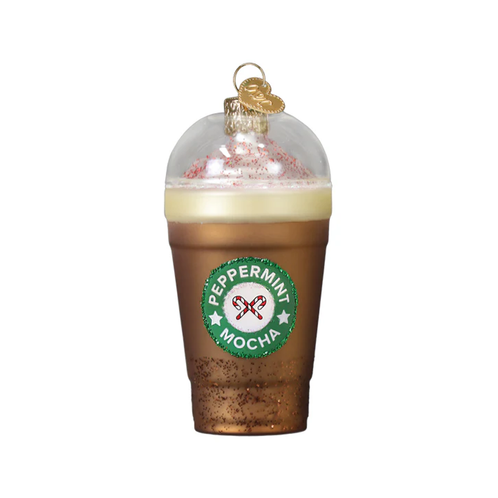 Peppermint Mocha Ornament Old World Christmas Holiday - Ornaments