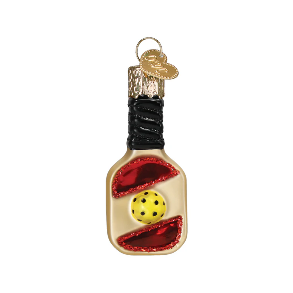 Pickleball Paddle Mini Ornament Old World Christmas Holiday - Ornaments