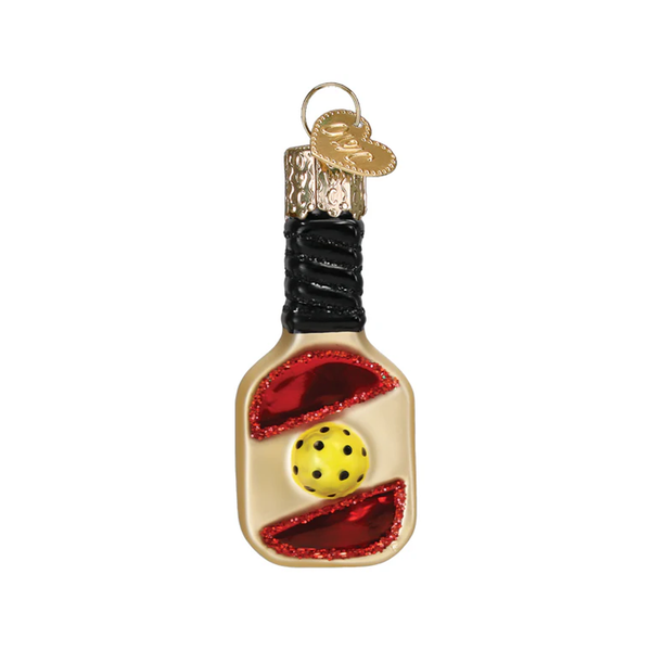 Pickleball Paddle Mini Ornament Old World Christmas Holiday - Ornaments