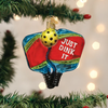 Pickleball Paddles Ornament Old World Christmas Holiday - Ornaments