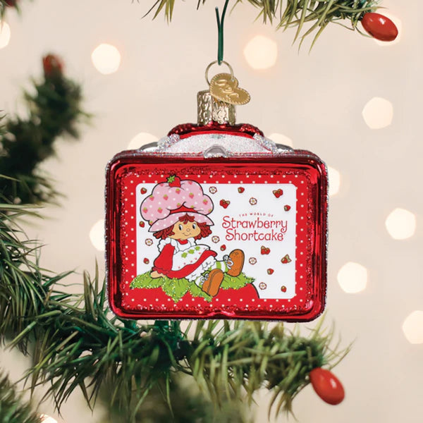 Strawberry Shortcake Lunchbox Ornament Old World Christmas Holiday - Ornaments