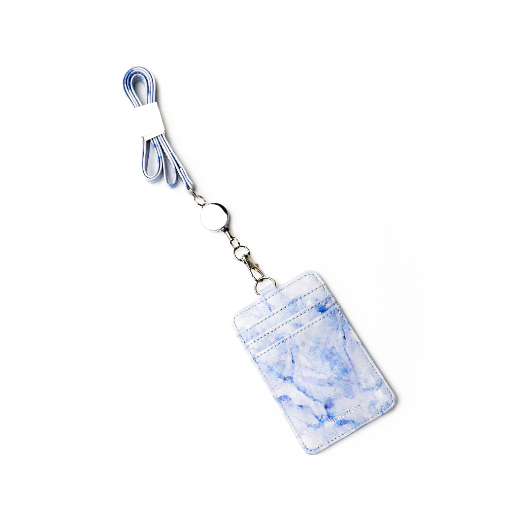 Blue Olivia Moss Me Myself And Dye Retractable Lanyard Olivia Moss Apparel & Accessories