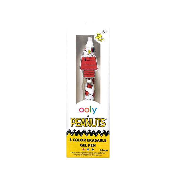 OOLY x Peanuts 3 Color Erasable Gel Pen Ooly Home - Office & School Supplies - Pencils, Pens & Markers