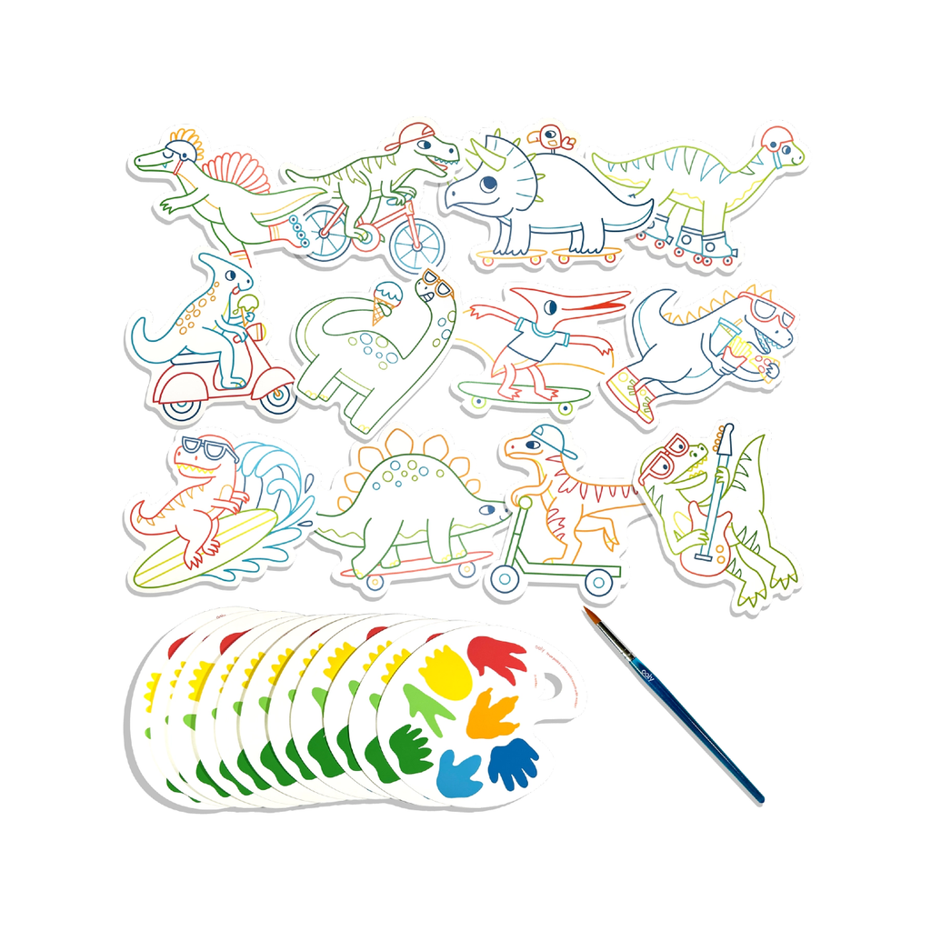 Chills And Thrills Playful Painters Watercolor Painting Kit Ooly Toys & Games - Art & Drawing Toys