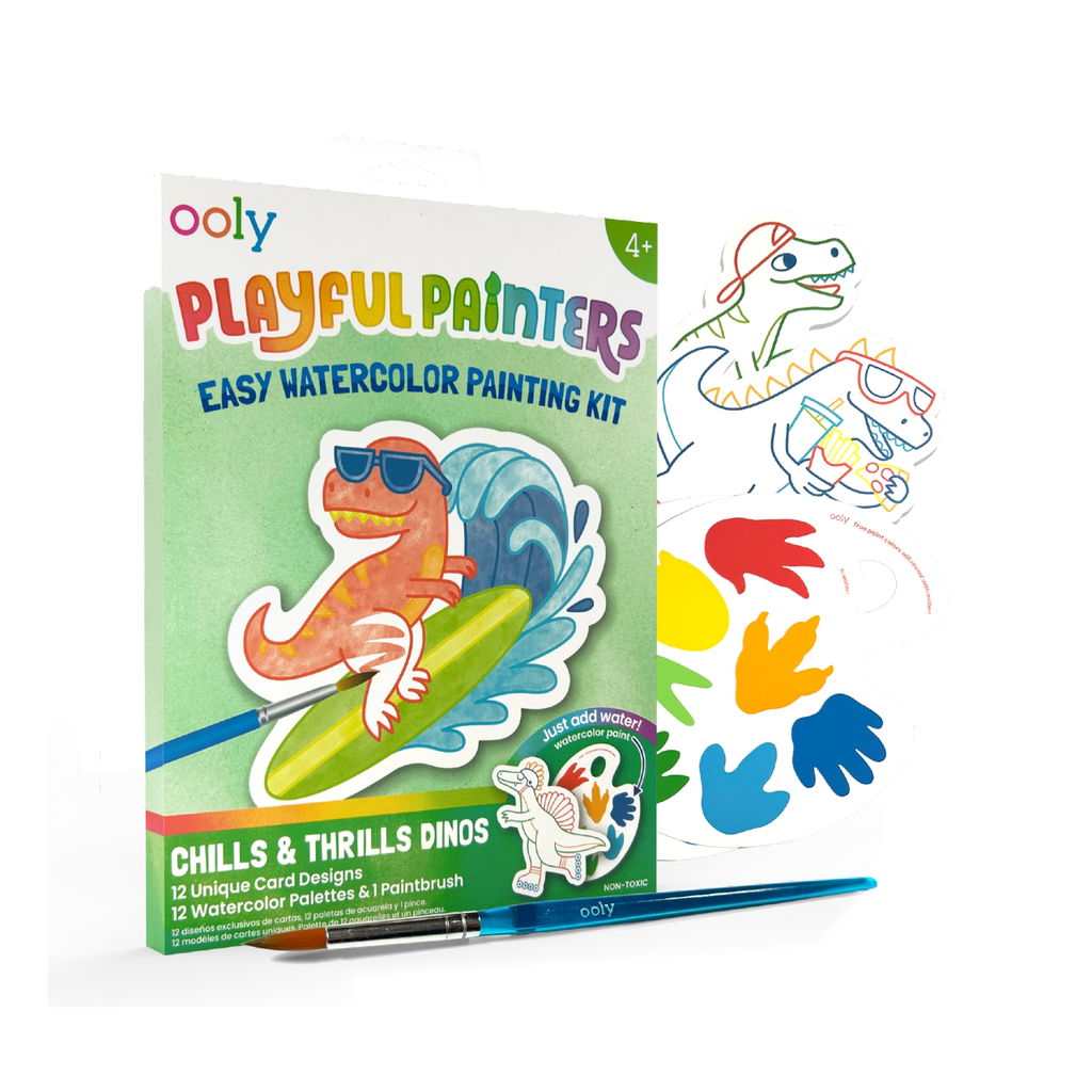 Chills And Thrills Playful Painters Watercolor Painting Kit Ooly Toys & Games - Art & Drawing Toys