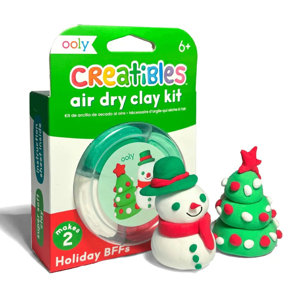 Creatibles Air Dry Clay Kit - Holiday Bffs Ooly Toys & Games - Art & Drawing Toys