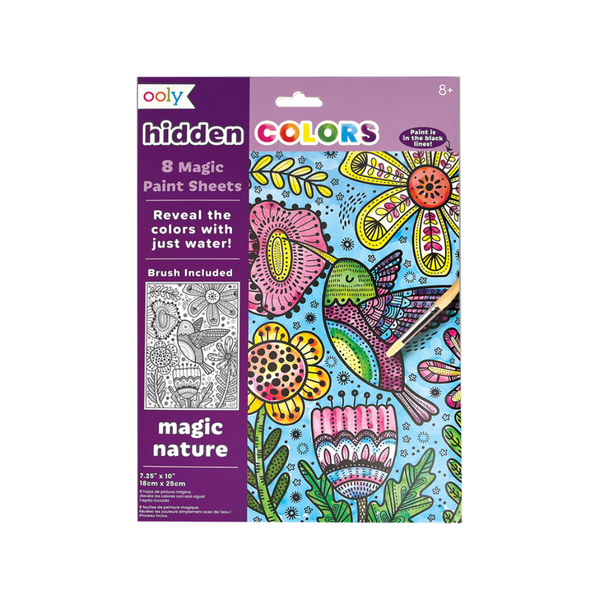 Hidden Colors Magic Paint Sheets - Magic Nature OOLY Toys & Games - Art & Drawing Toys
