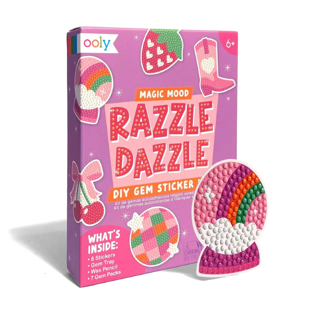 Mini Razzle Dazzle Diy Gem Sticker Kit - Magic Mood Ooly Toys & Games - Art & Drawing Toys