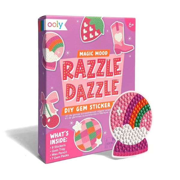 Mini Razzle Dazzle Diy Gem Sticker Kit - Magic Mood Ooly Toys & Games - Art & Drawing Toys