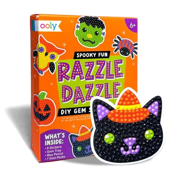 Mini Razzle Dazzle Diy Gem Sticker Kit - Spooky Fun Ooly Toys & Games - Art & Drawing Toys
