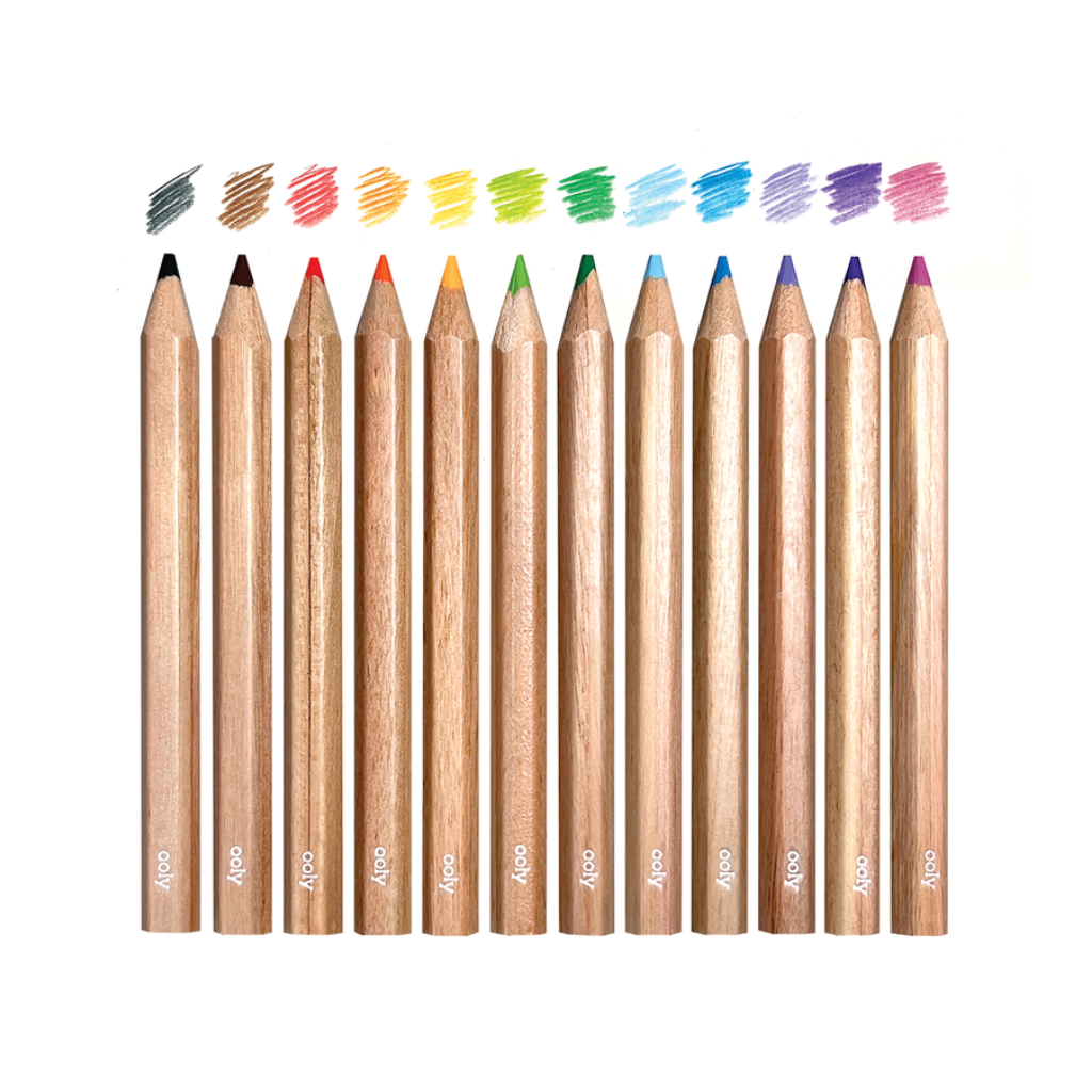 Draw 'n' Doodle Mini Colored Pencils Set and Sharpener OOLY Toys & Games - Art & Drawing Toys - Pencils, Pens & Markers