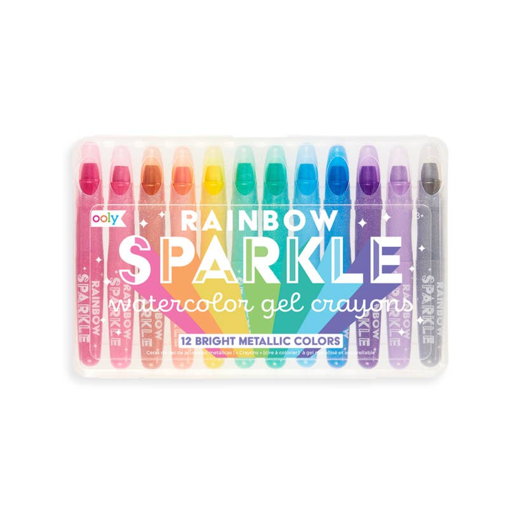 Rainbow Sparkle Metallic Gel Crayons OOLY Toys & Games - Art & Drawing Toys
