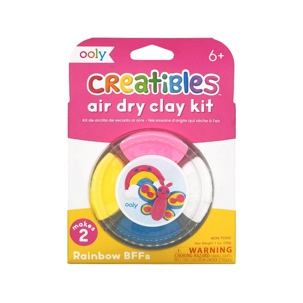 Rainbow BFFs Creatibles DIY Air-Dry Clay Kit Ooly Toys & Games - Crafts & Hobbies