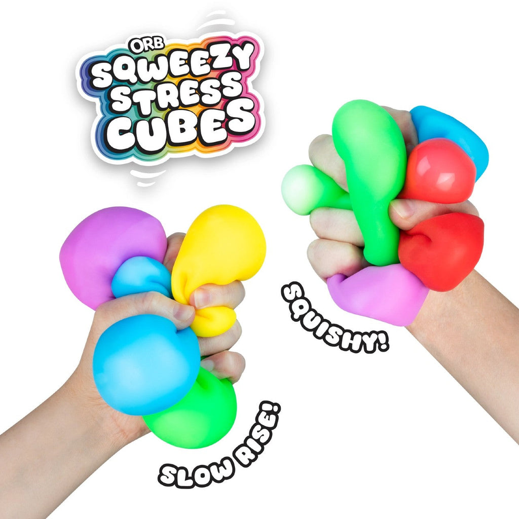 Sqweezy Stress Cubes Orb Toys Toys & Games