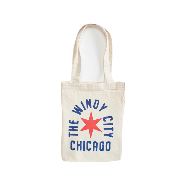 Chicago Arch Tote Bag - Natural Orchard Street Apparel Apparel & Accessories - Bags - Reusable Shoppers & Tote Bags