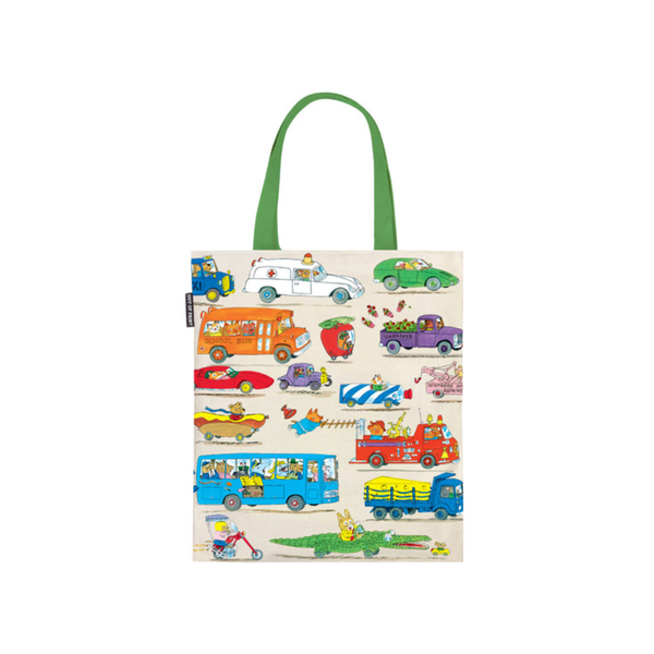 Richard Scarry - Cars and Trucks and Things That Go Tote Bag Out Of Print Apparel & Accessories - Bags - Reusable Shoppers & Tote Bags
