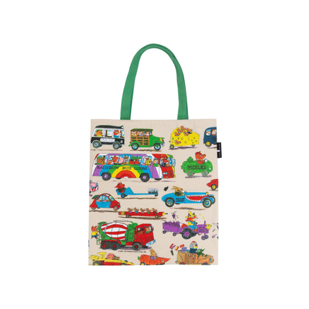 Richard Scarry - Cars and Trucks and Things That Go Tote Bag Out Of Print Apparel & Accessories - Bags - Reusable Shoppers & Tote Bags
