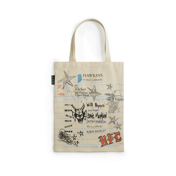 Stranger Things: Hawkins Public Library Tote Bag Out Of Print Apparel & Accessories - Bags - Reusable Shoppers & Tote Bags