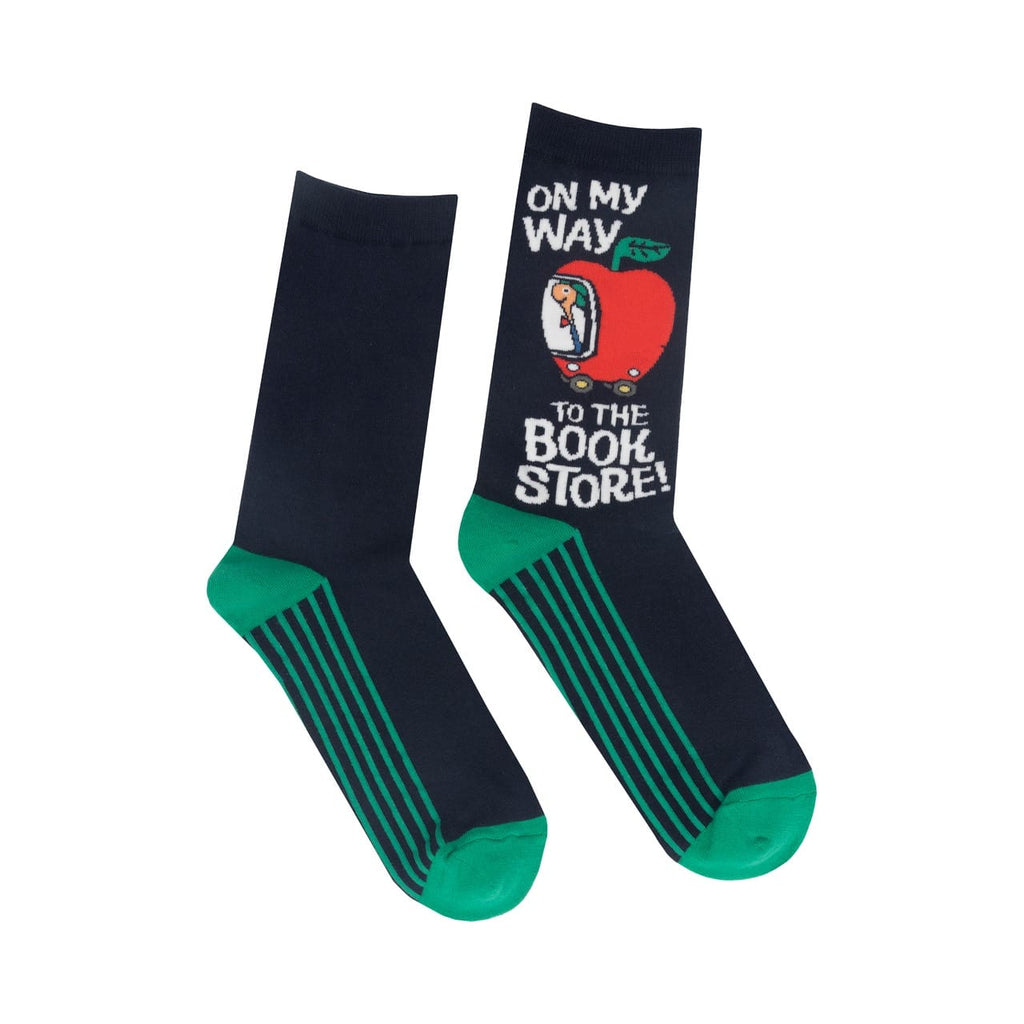 Richard Scarry On My Way to the Bookstore Socks - Large Out Of Print Apparel & Accessories - Socks - Adult - Unisex