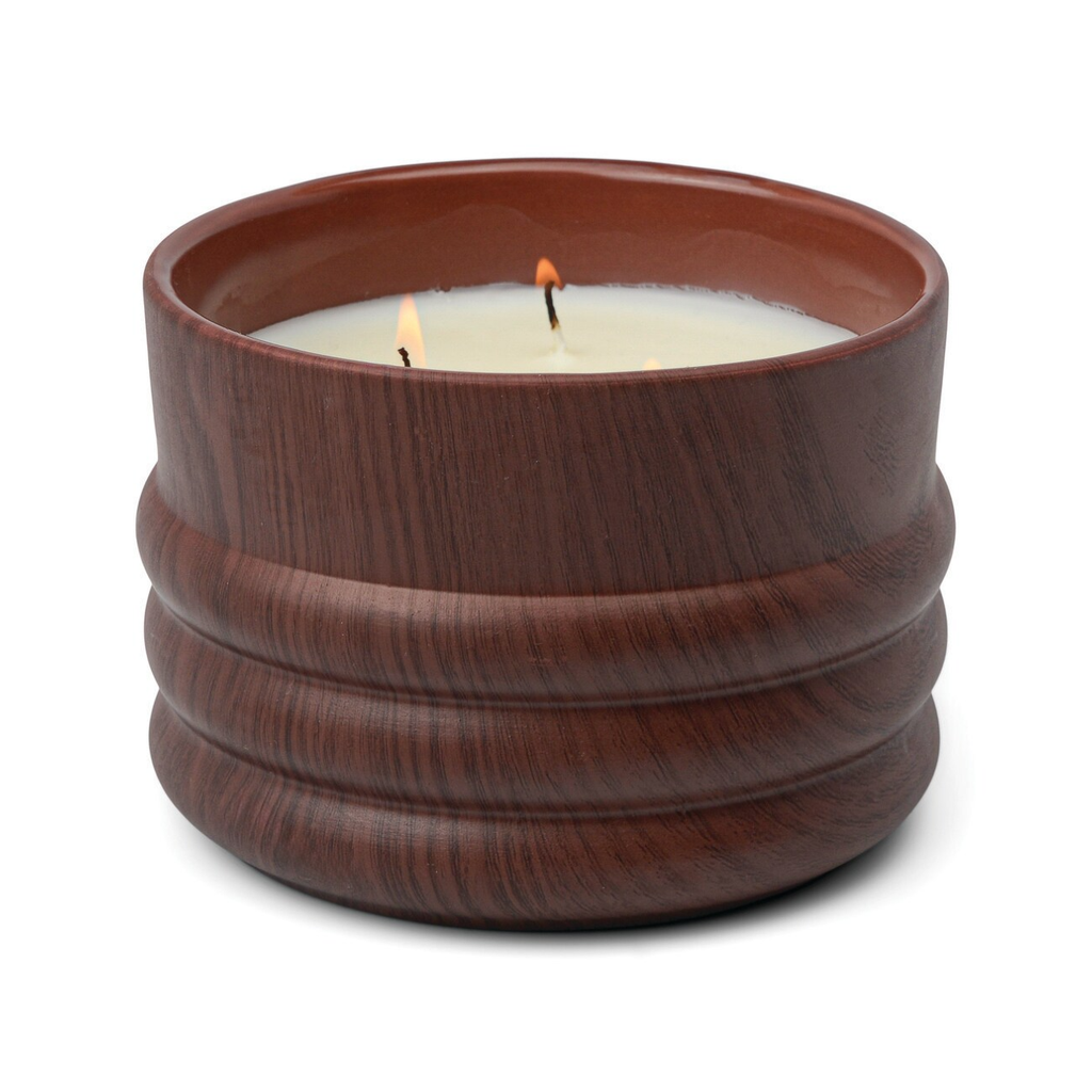 Bergamot & Mahogany Grain Candles - 12oz Paddywax Home - Candles