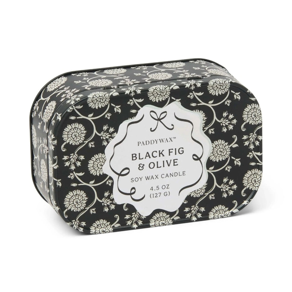 Black Fig & Olive Cherie Tin Candle - 4.5oz Paddywax Home - Candles