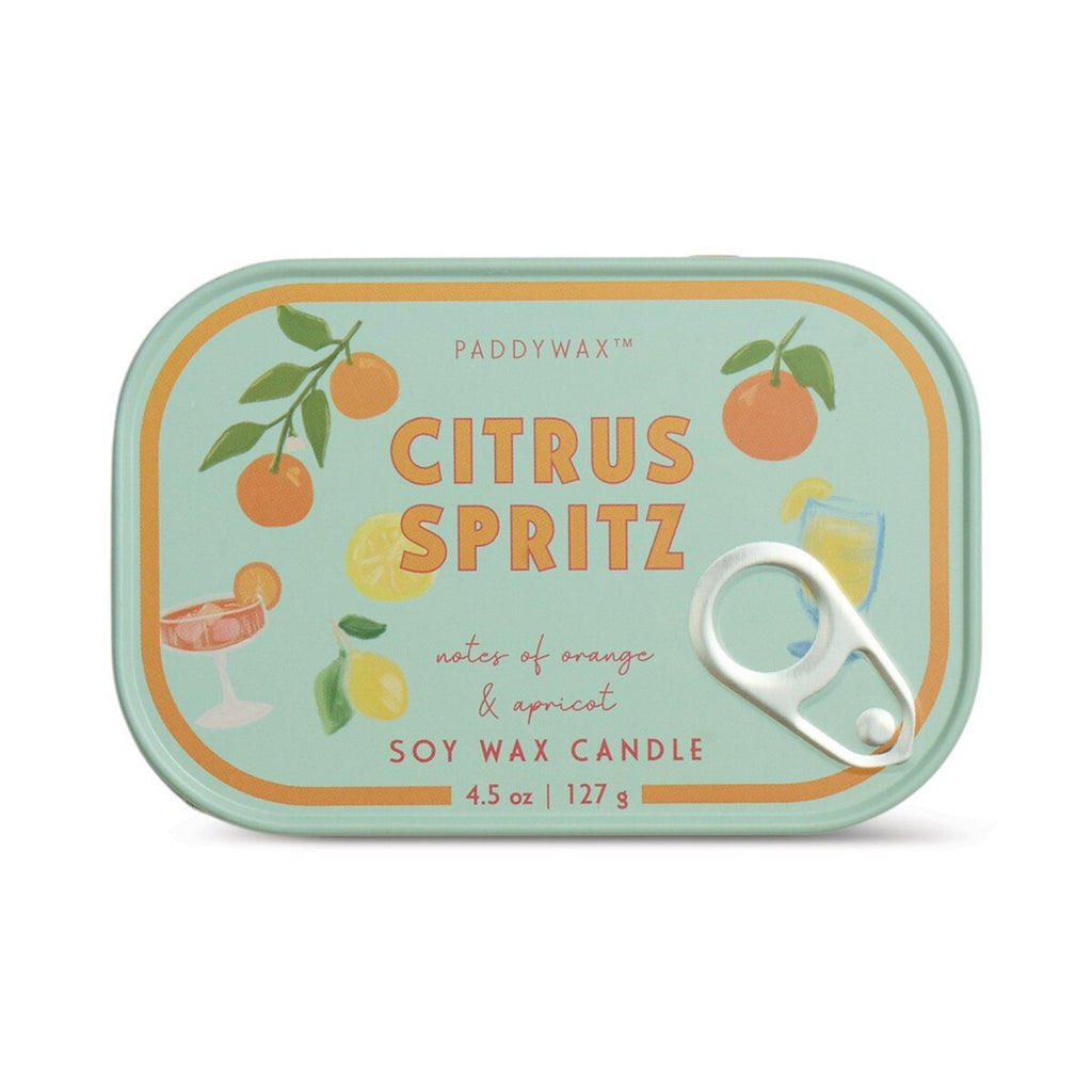 Citrus Spritz Bistro Tin Candle - 4.5oz Paddywax Home - Candles