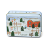 Tree Farm Scene Holiday Tin Candle - Vanilla Bean And Myrrh Paddywax Home - Candles - Holiday