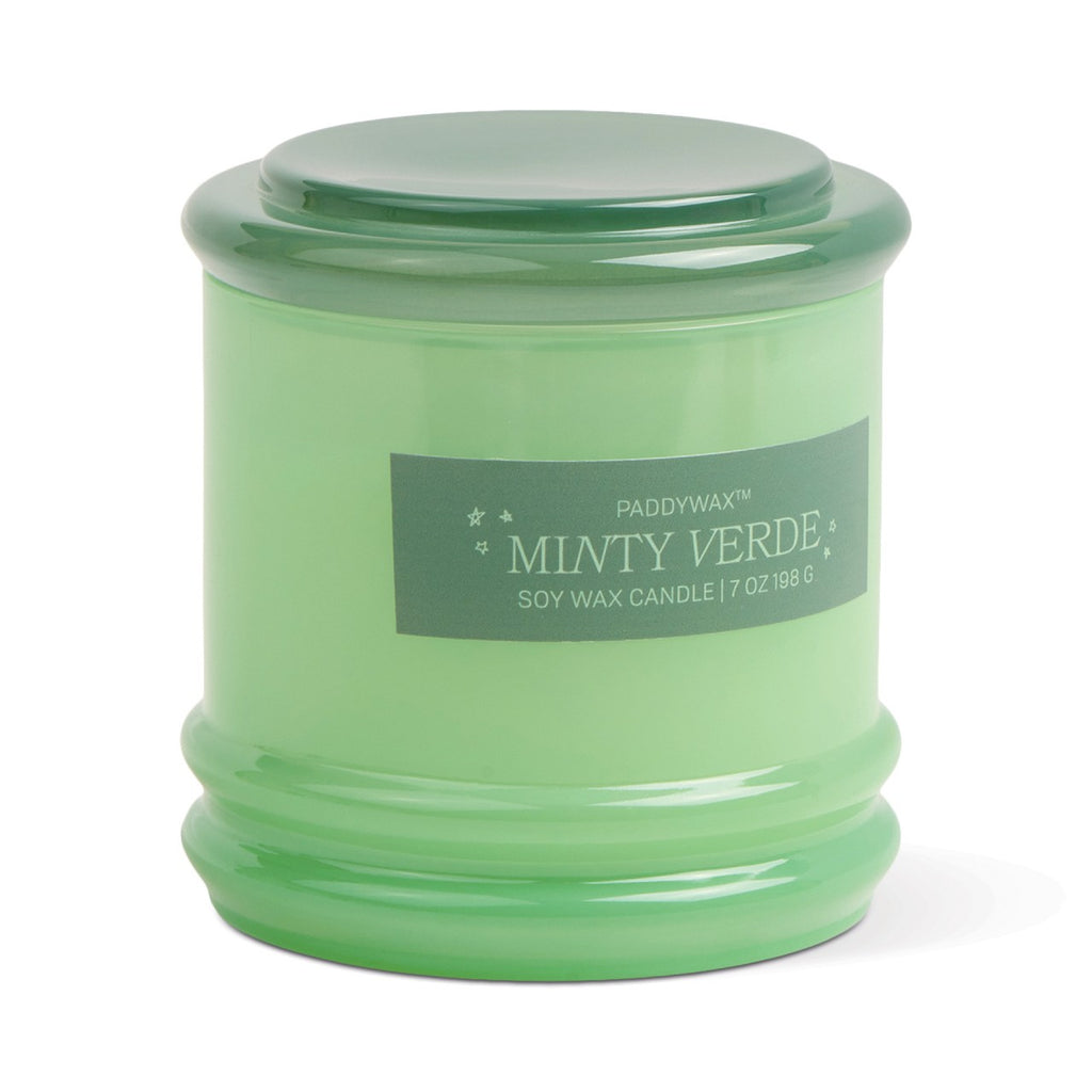 Minty Verde Stack Candle - 7oz Paddywax Home - Candles - Incense, Diffusers, Air Fresheners & Room Sprays