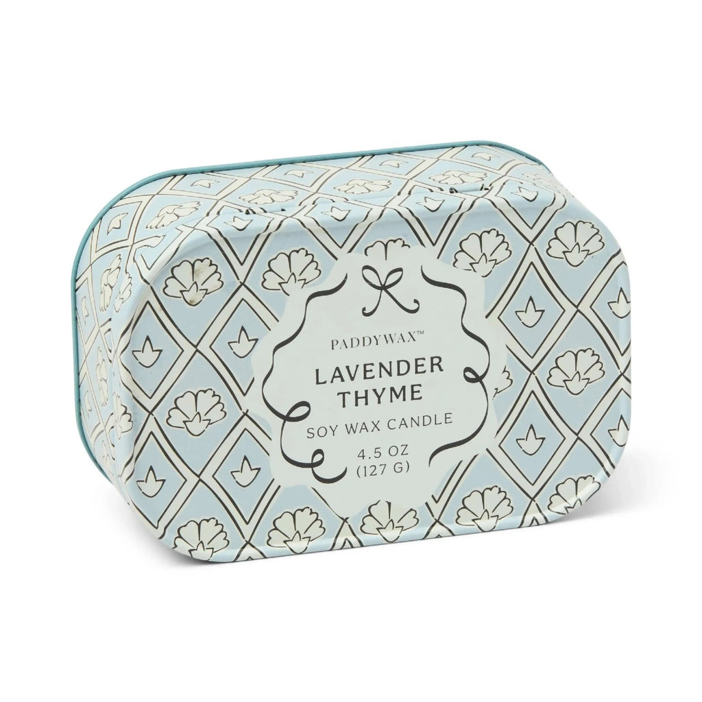 Lavender Thyme Cherie Tin Candle - 4.5oz Paddywax Home - Candles