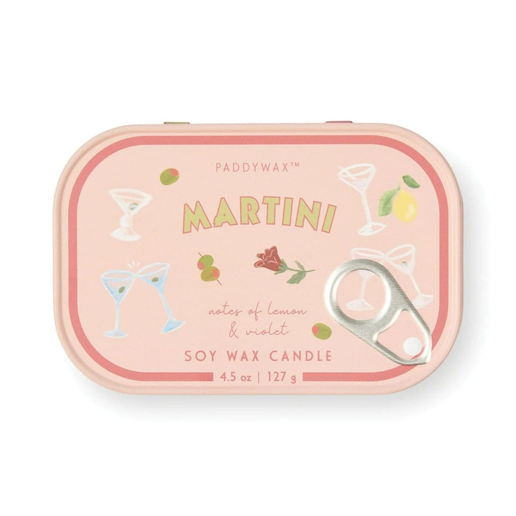 Martini Bistro Tin Candle - 4.5oz Paddywax Home - Candles