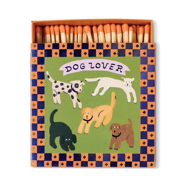 Dog Lover Safety Matches - Square Box Paddywax Home - Candles - Matches
