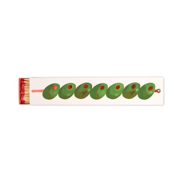 Olives Safety Matches - Slender Box Paddywax Home - Candles - Matches