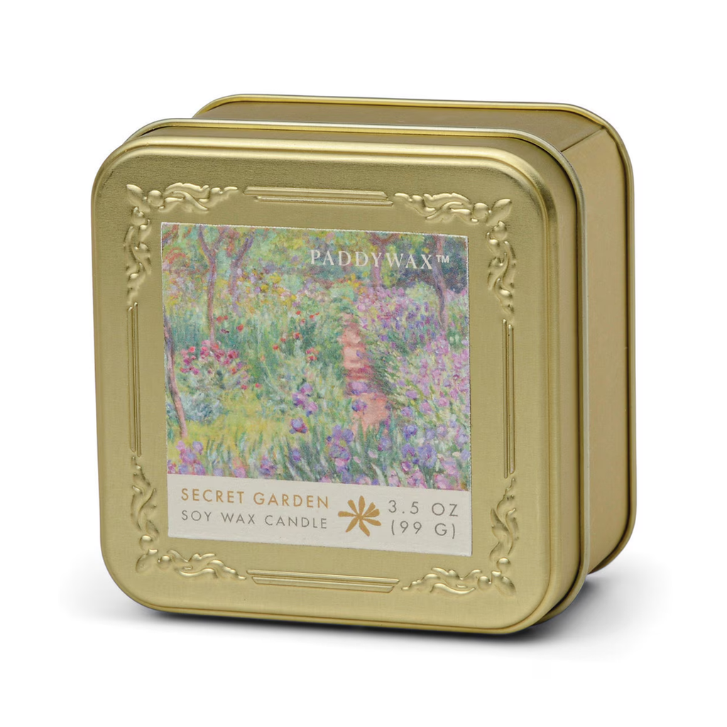 Secret Garden Impressionist Tin Candles - 3.5oz Paddywax Home - Candles