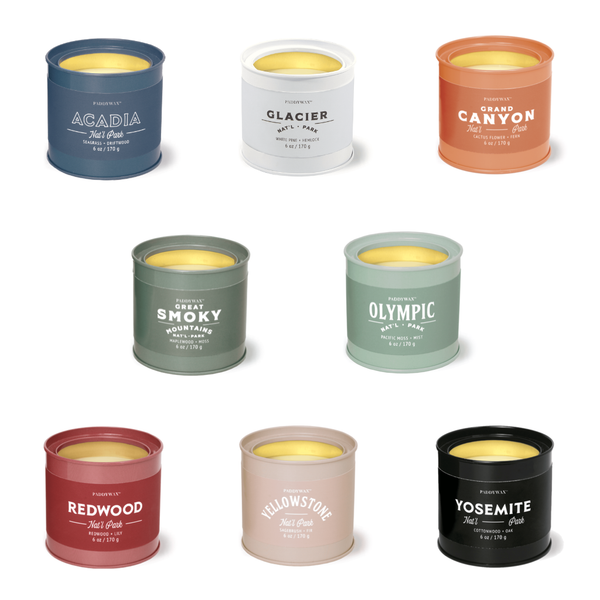 National Parks Candle Tins 6 oz. Paddywax Home - Candles - Specialty