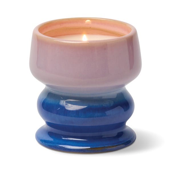 Teakwood Jasmine Melt 8.5oz Ceramic Candle - Fresh Air & Sea Salt Paddywax Home - Candles