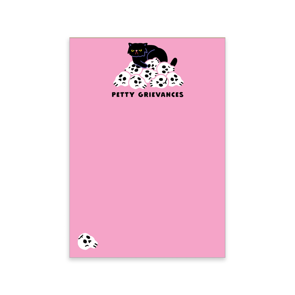 Petty Grievances Cat and Skulls Notepad – Urban General Store