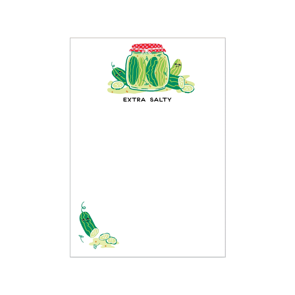 Salty Pickles Notepad Party Of One Books - Blank Notebooks & Journals - Notepads