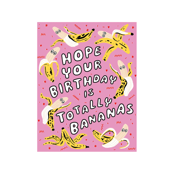Bananas Birthday Card Party of One Cards - Birthday