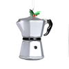 Coffee Pot Silver Ornament Party Rock Ornaments Holiday - Ornaments