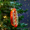 Hot Dog Ornament Party Rock Ornaments Holiday - Ornaments