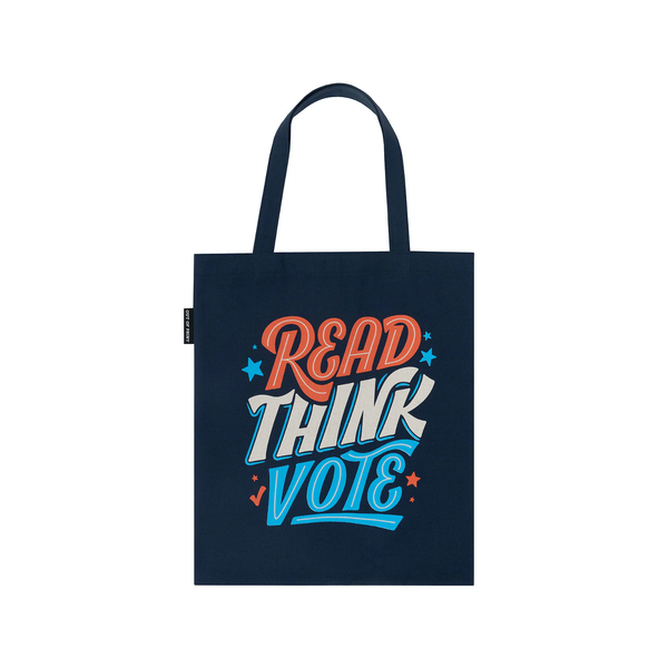 Read Think Vote 2024 Tote Bag Penguin Random House Apparel & Accessories - Bags - Reusable Shoppers & Tote Bags