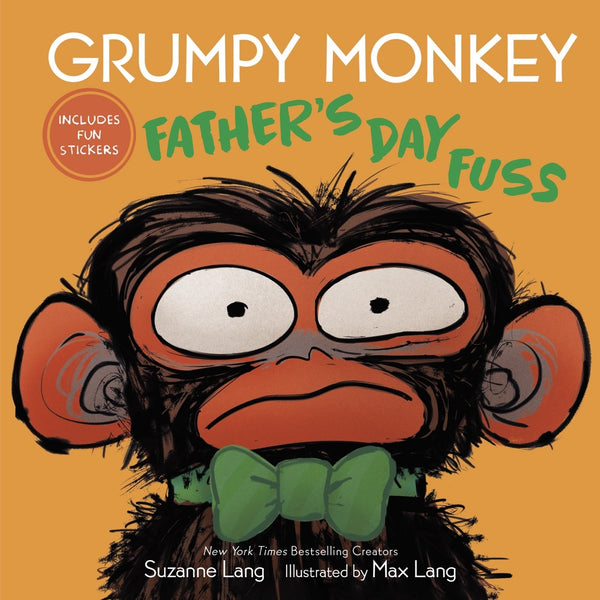 Grumpy Monkey Father's Day Fuss: Includes Fun Stickers! Hardcover Book Penguin Random House Books - Baby & Kids